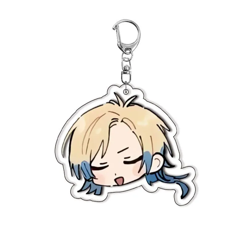 BLUE LOCK Acrylic Keychain Ura Kazuki Backpack Rin Itoshi Hanging Ornament Key Ring Decoration Kaito Tasuku Girl Birthday Gift - Image 2