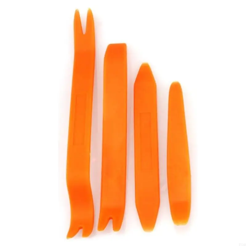 Radio Trim Removal Tool Puller Pry Bar Pry Tool for Door Panel Remover 4x 72XB