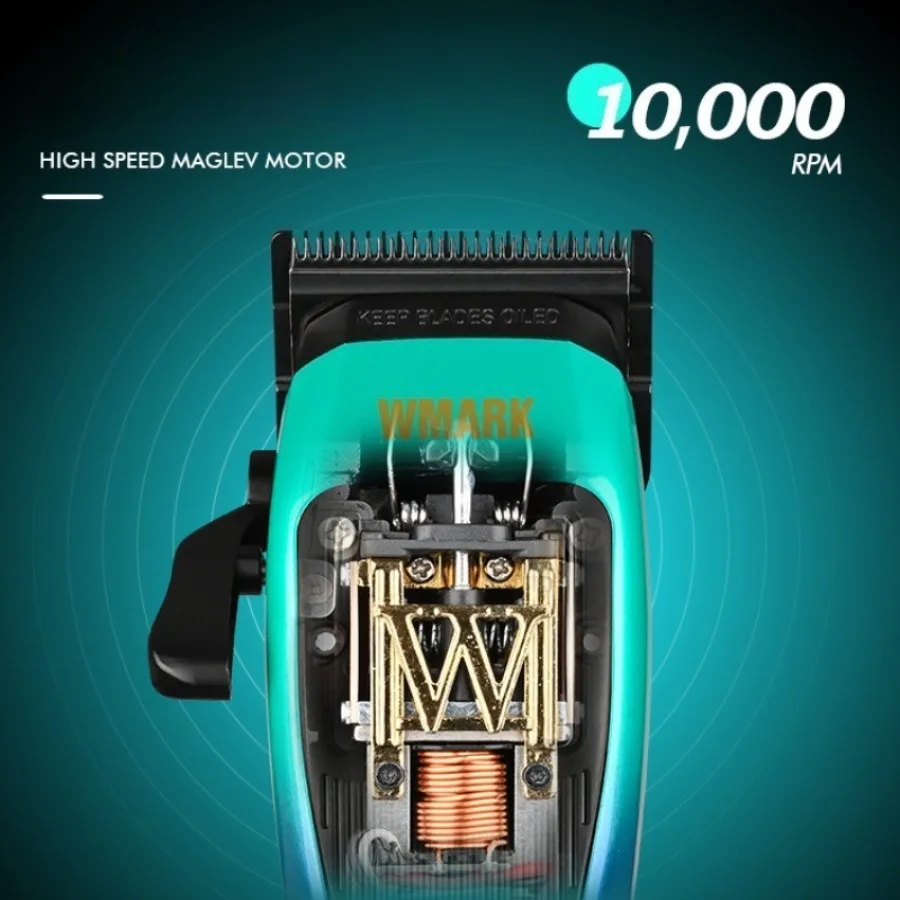 WMARK NG-X1 POLAR Cordless Clippers,10000 RPM Maglev Motor, DLC
