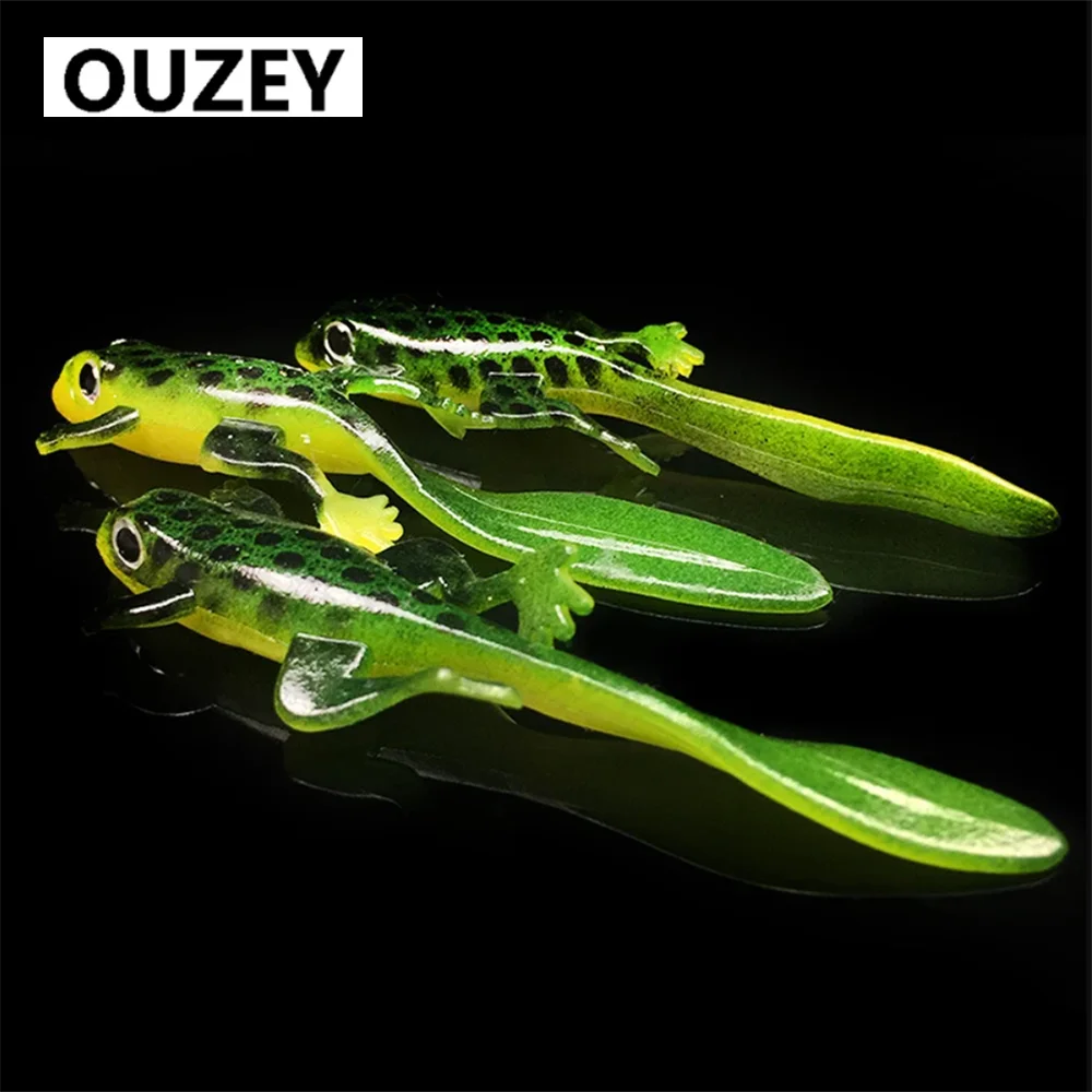 Lot De 3 Leurres Souples Yum LPT - Lézards En Plastique, Couleurs Variées