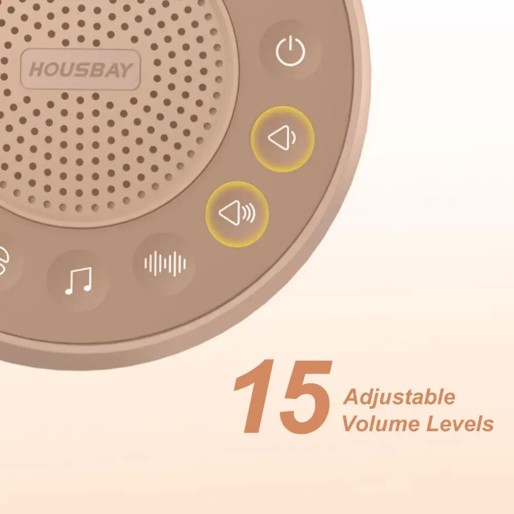 Máquina de sonido para dormir para adultos y niños, dispositivo de ayuda para dormir con temporizador, 31 sonidos calmantes, 5W, ESTÉREO