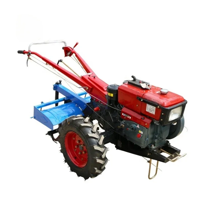 multifunctional farming mini walk behind tractor price  new small 15  18 20 small walking tractors for agriculture