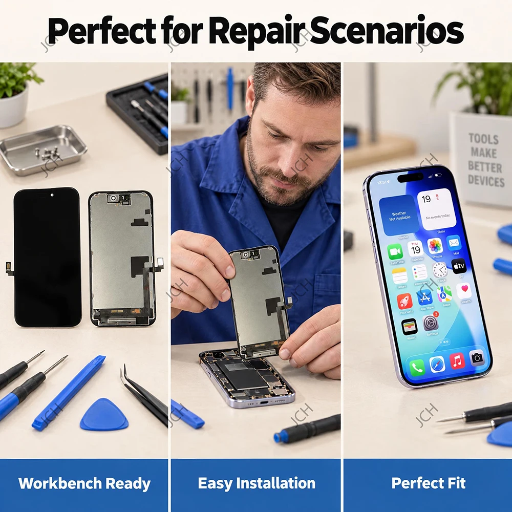 NEUES AAA+++ Display für iPhone 17 17Pro Bildschirm Digitizer LCD Ersatz 17 Pro Max 17e Incell Direktvertrieb Pantalla – Detail 8