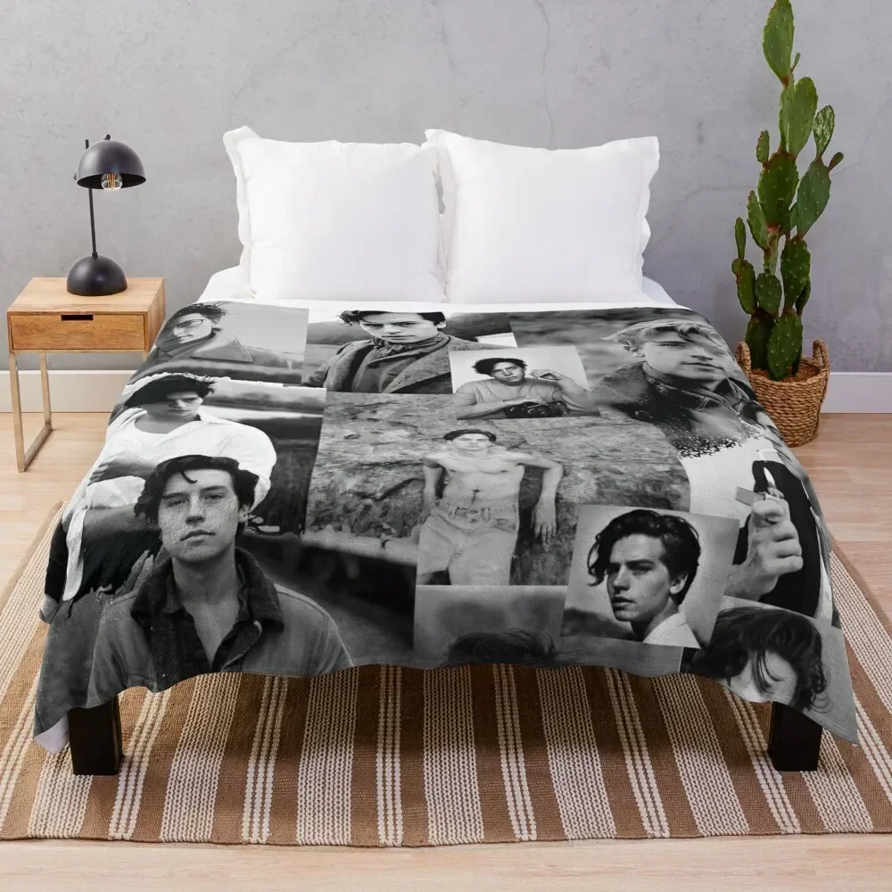 Cole Sprouse Throw Blanket for sofa Fashion Sofas Blankets