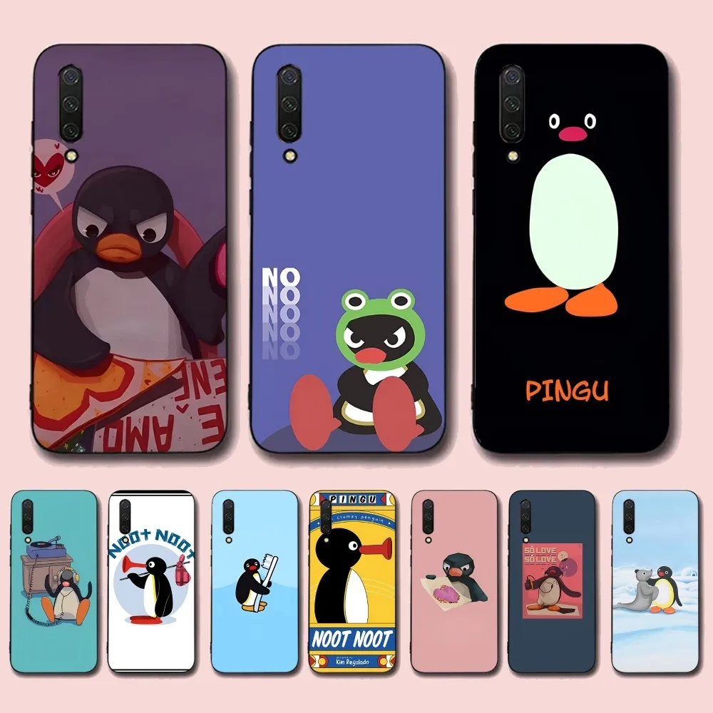 

Classic Cartoon Pingu Phone Case For Xiaomi Mi 5X 8 9 10 11 12 Lite Pro 10T PocoX3pro PocoM3 Note 10 Pro Lite