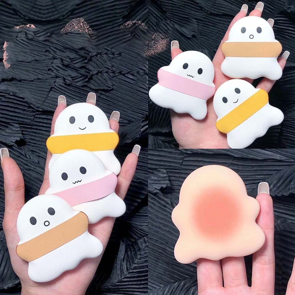 1/2/5 pçs molhado e seco cosméticos puff polegar mini base líquida corretivo almofada ponta do dedo gota de água bb maquiagem puffs