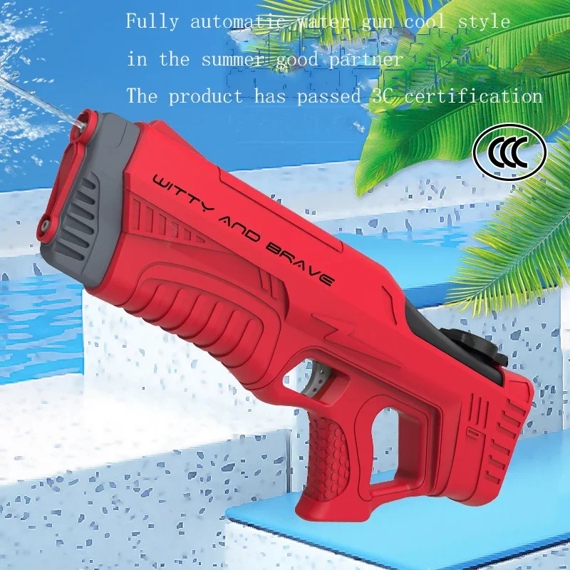 

Electric continuous firing water gun large capacity children's toy water spray gun boy fully automatic water absorption high