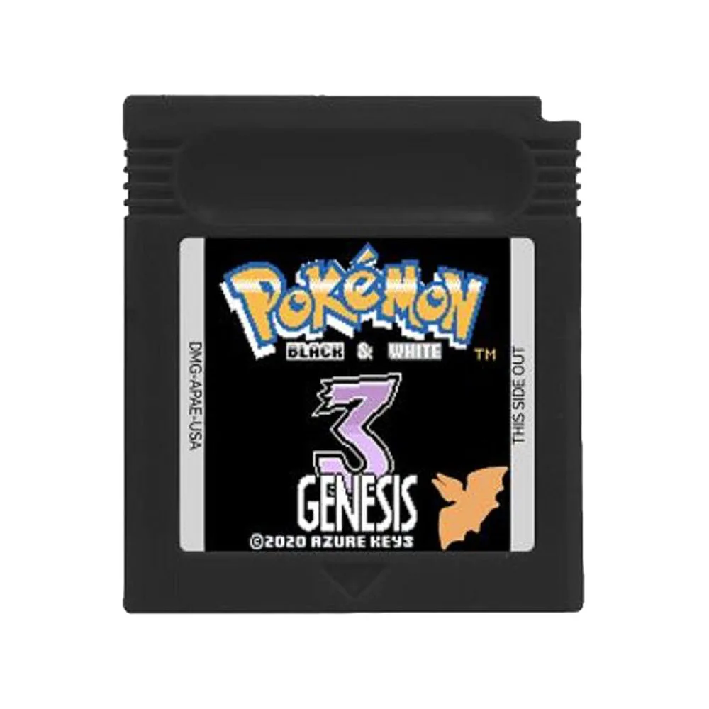 GBC Pokemon Series Game Cartridge 16-Bit Video Game Console Card Black White Genesis Gold Silver 97 Bronze 2 for GBC GBA