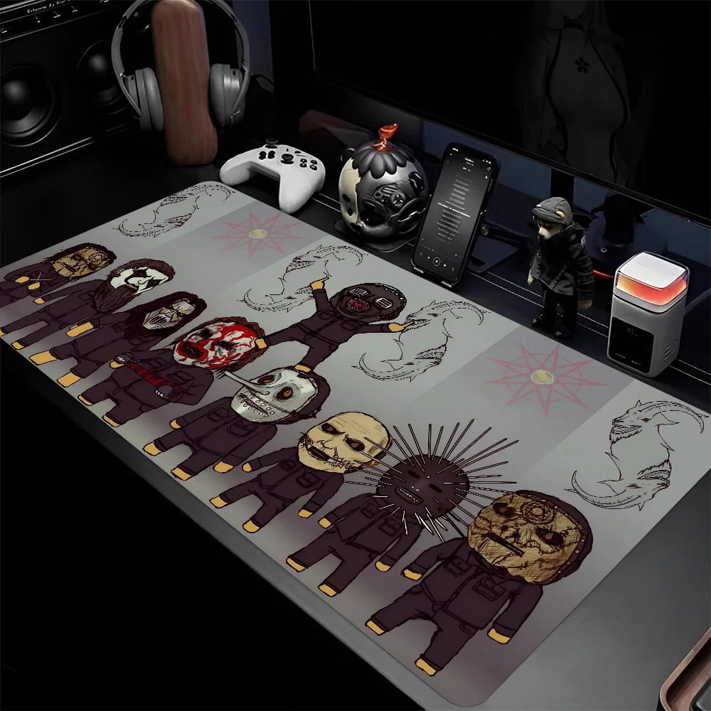 Band S-Slipknot-s Mousepad Large Gaming Mouse Pad LockEdge Thickened Computer Keyboard Table Desk Mat