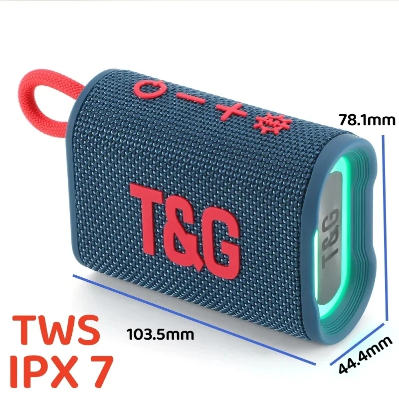 TG396 Portable Outdoor Mini BoomBox Wireless Bluetooth Speaker Ultralight Waterproof Buoyant Subwoofer 3D Surround Music Center