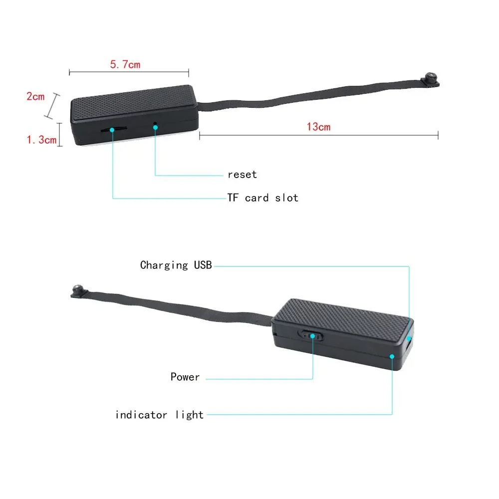 Imagem -04 - Mini Câmera Faça Você Mesmo Câmeras de Vigilância Portáteis com wi fi Detecção de Movimento Visão Remota Proteção de Segurança Gravador de Vídeo