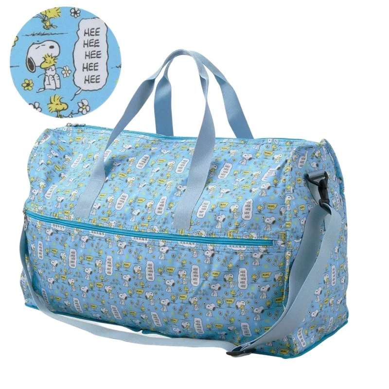 Snoopys Travel Duffel Bag Large Capacity Foldable Portable Luggage Bag Short Trip Business Carry Storage Pouch Daily Outdoor view 6