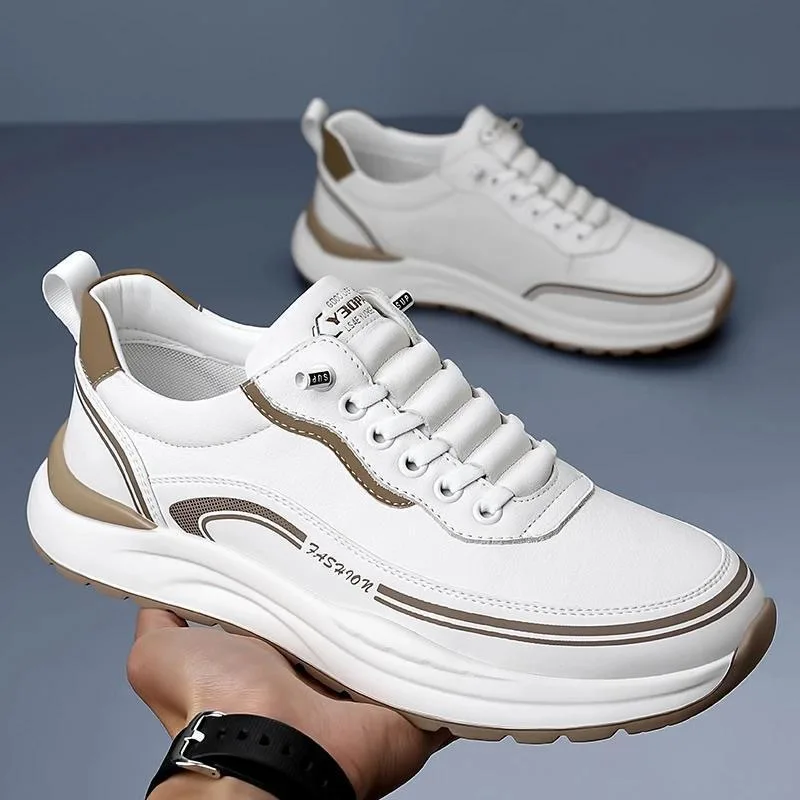 Mens casual shoes New style Best selling Thick sole Shock absorption Anti slip Breathable Waterproof Highly crafted Stable grip