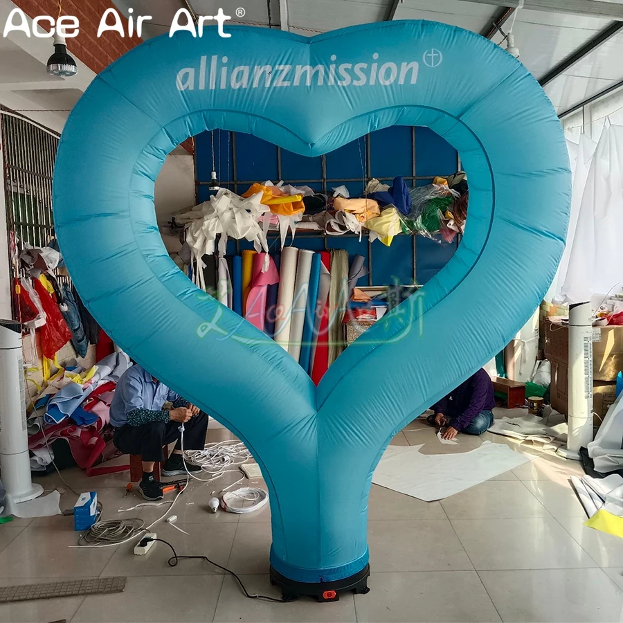 

Лучшее качество и улучшенная модель надувного сердца со светодиодной подсветкой, воздушное сердце для украшения Дня святого Валентина/свадьбы/дня рождения
