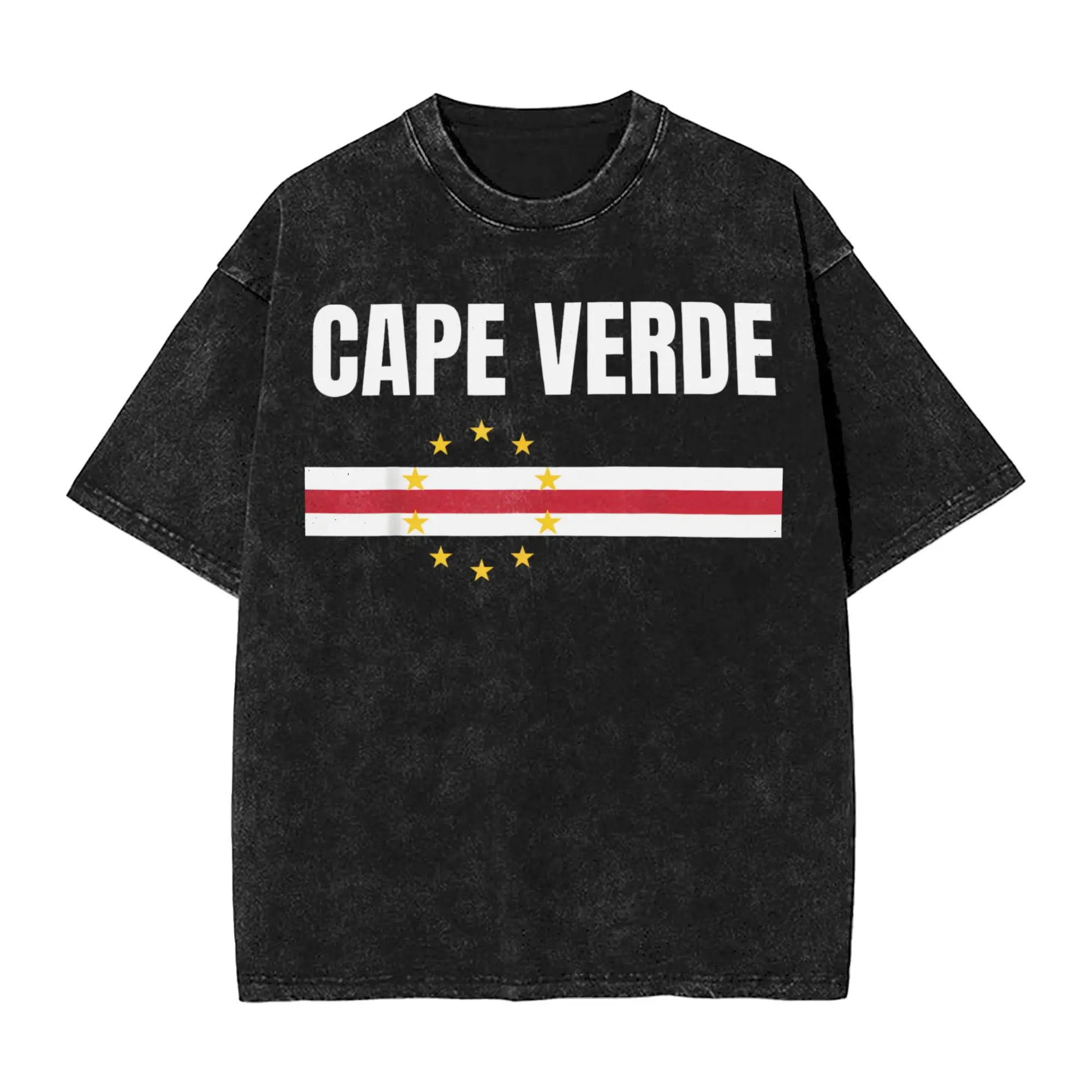 Cabo Verde  T-Shirt  Loose T-Shirts Short-Sleeved Y2K Fun Tops Summer Cotton O Neck Oversize Top Tees