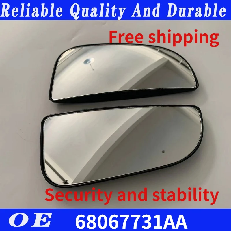 

High quality New Tow Mirror Glass Convex Power Outer Right or Left Set For Dodge Ram 1500 2500 68067731AA 68067730AA