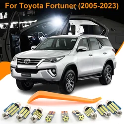 Car LED Indoor Lamp Canbus For Toyota Fortuner 2005 2006 2007 2008 2009 2010 2011 2012 2013 2014 2016 2017 2021 2023 Accessories
