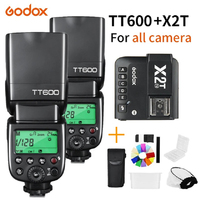 Godox TT600 2.4G Wireless GN60 Master/Slave Flash With Built-in Trigger System Compatible For Canon Nikon Sony Fujifilm Pentax