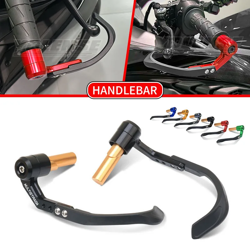 New For Multistrada 950 1100 1200 1200S GT Motorcycle Accessories CNC Handlebar Grips Brake Clutch Levers Guard Protector