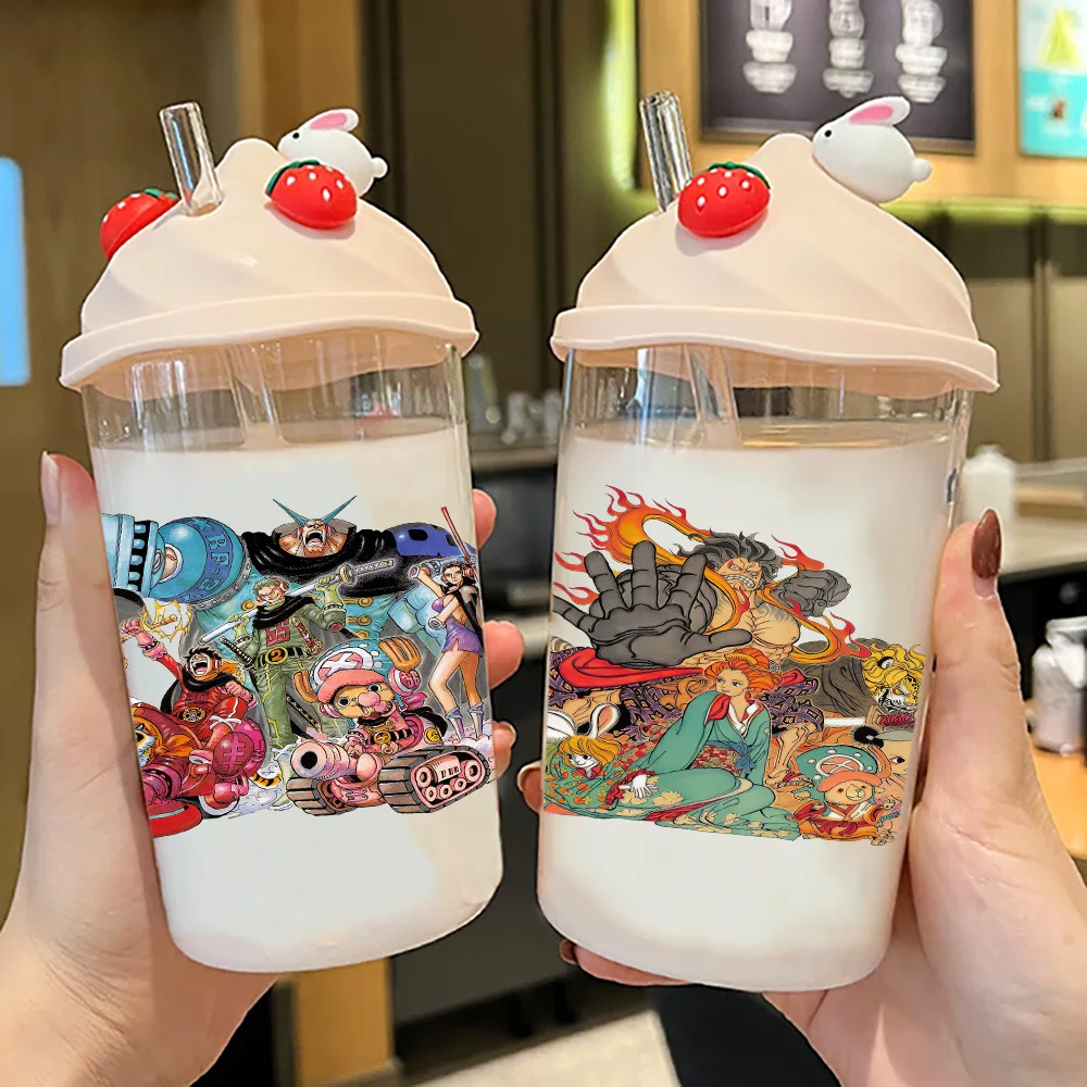 Japanese anime character peel waterproof DIY Decals 3D transfers uvdtf crystal stickers 16oz uv dtf cup wraps for Libbey Glasses