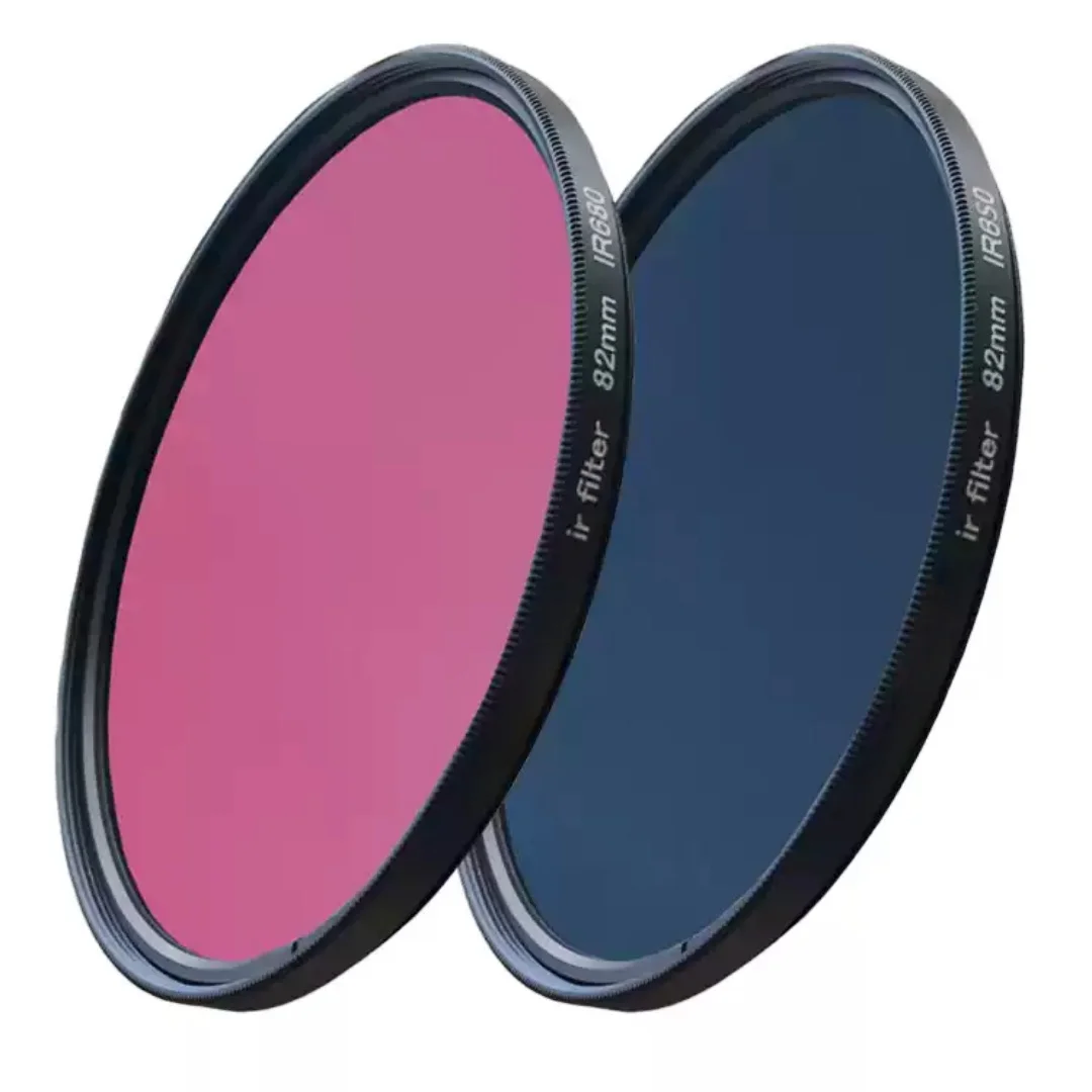 590 630 680 720 760 850 950nm Infrared Pass Filter Cut Light Below Specified Wavelength Photography Lens Filter for Camera