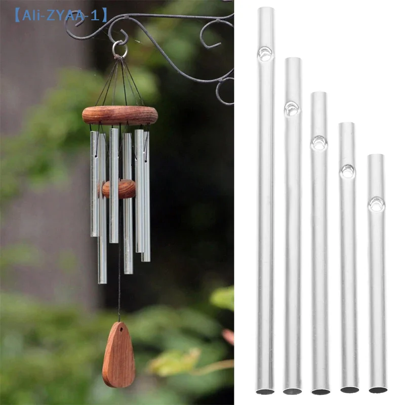 【ZYAA-1】30Pcs Aluminum Tube DIY Wind Chime Material For Indoor Outdoor Decor & Crafts Multi-Size For Wind Chime Parts