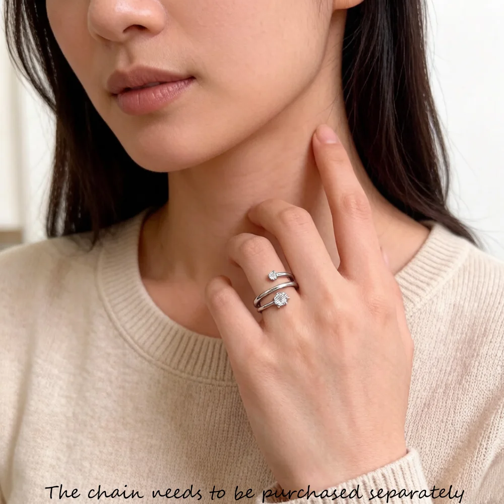 Arrow White Stones Open Ring Europe Trendy Find Jewerly For Women New Gift In 925 Sterling Silver