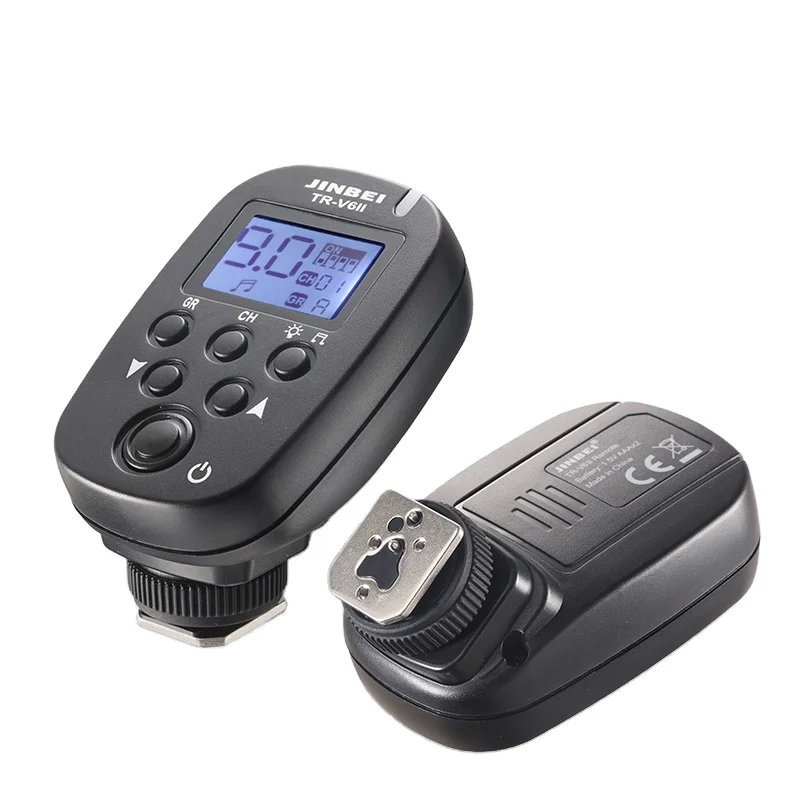 JINBEI TR-V6II Flash Trigger Transmitter 2.4G Wireless  for Outdoor and Studio Flashes good