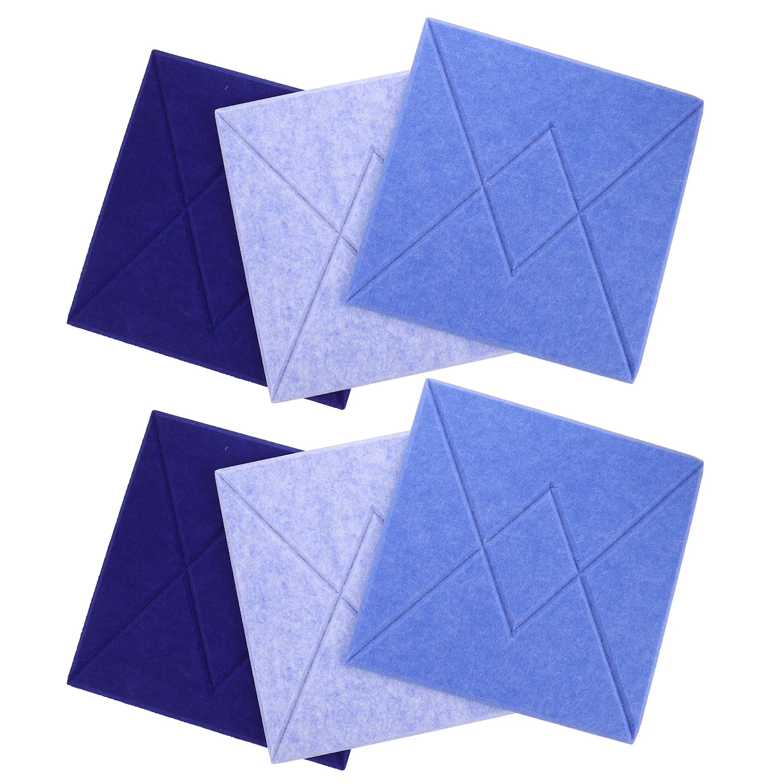 6 قطعة ورأى البلاط عازلة للصوت لاصق لوحة الإعلانات لغرفة مكتب الفصول الدراسية قشر عصا لوحات الحائط الجدار الزخرفية #6