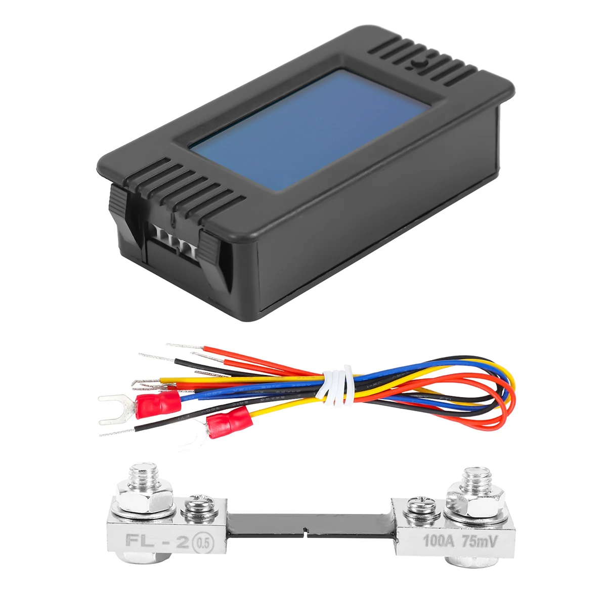 BISM PZEM015 Digital DC 0-200V Tegangan Saat Ini dengan 200A Shunt Baterai Mobil Tester Tegangan Meter Monitor 12V 24V 48V