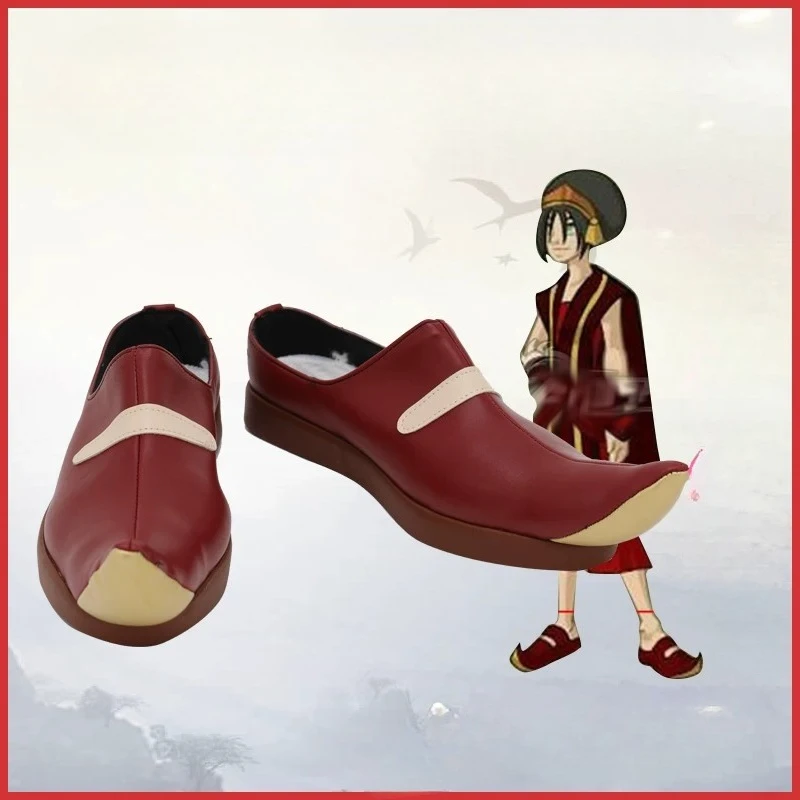 Zapatos de Cosplay del Anime Avatar: La Leyenda de Aang, Botas de Toph Beifong, Accesorios para Disfraces de Halloween