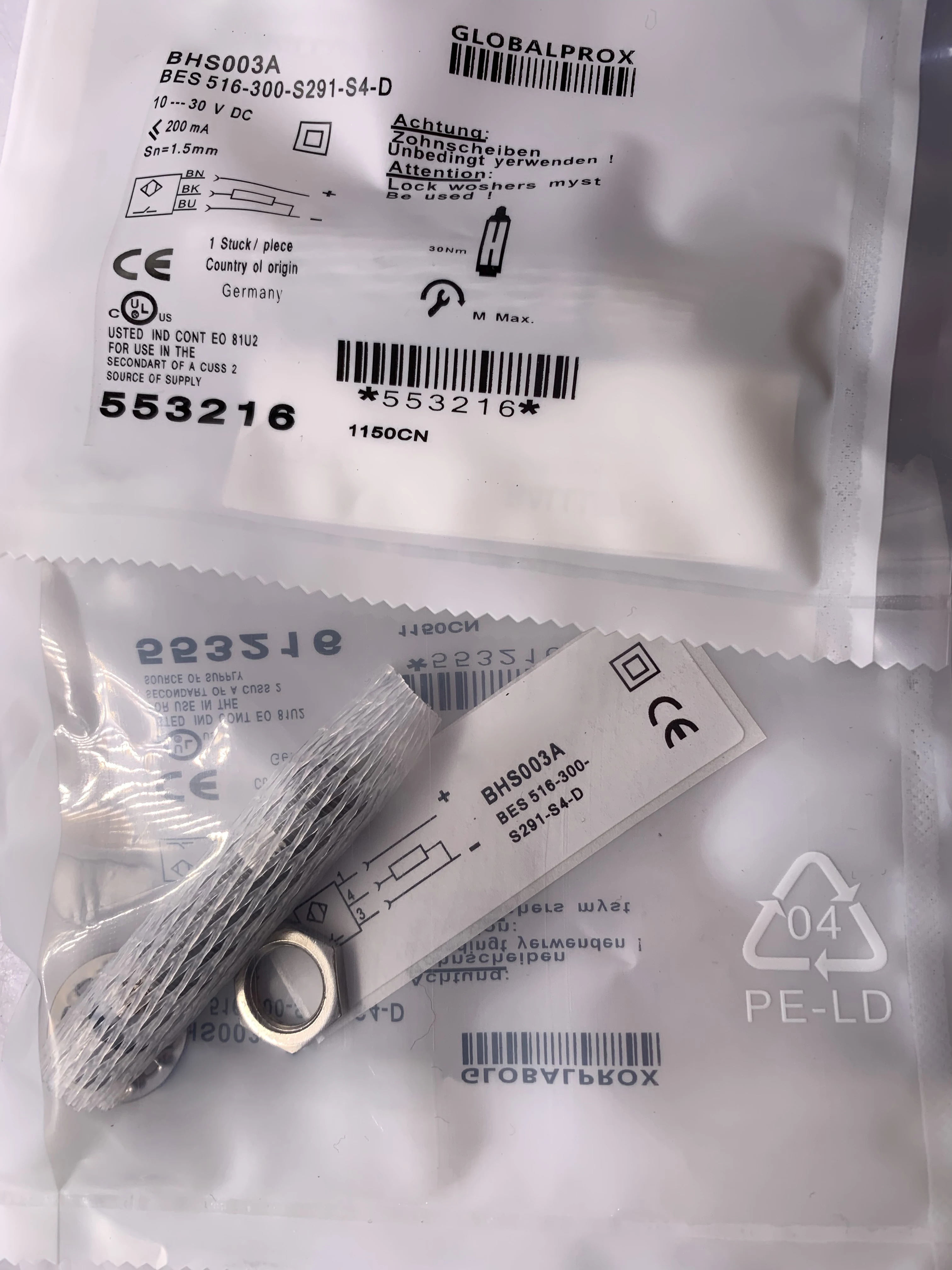 New Proximity Switch Sensor in Stock BES 516-300-S291-S4-D Reliable Gold Seller One-year Warranty
