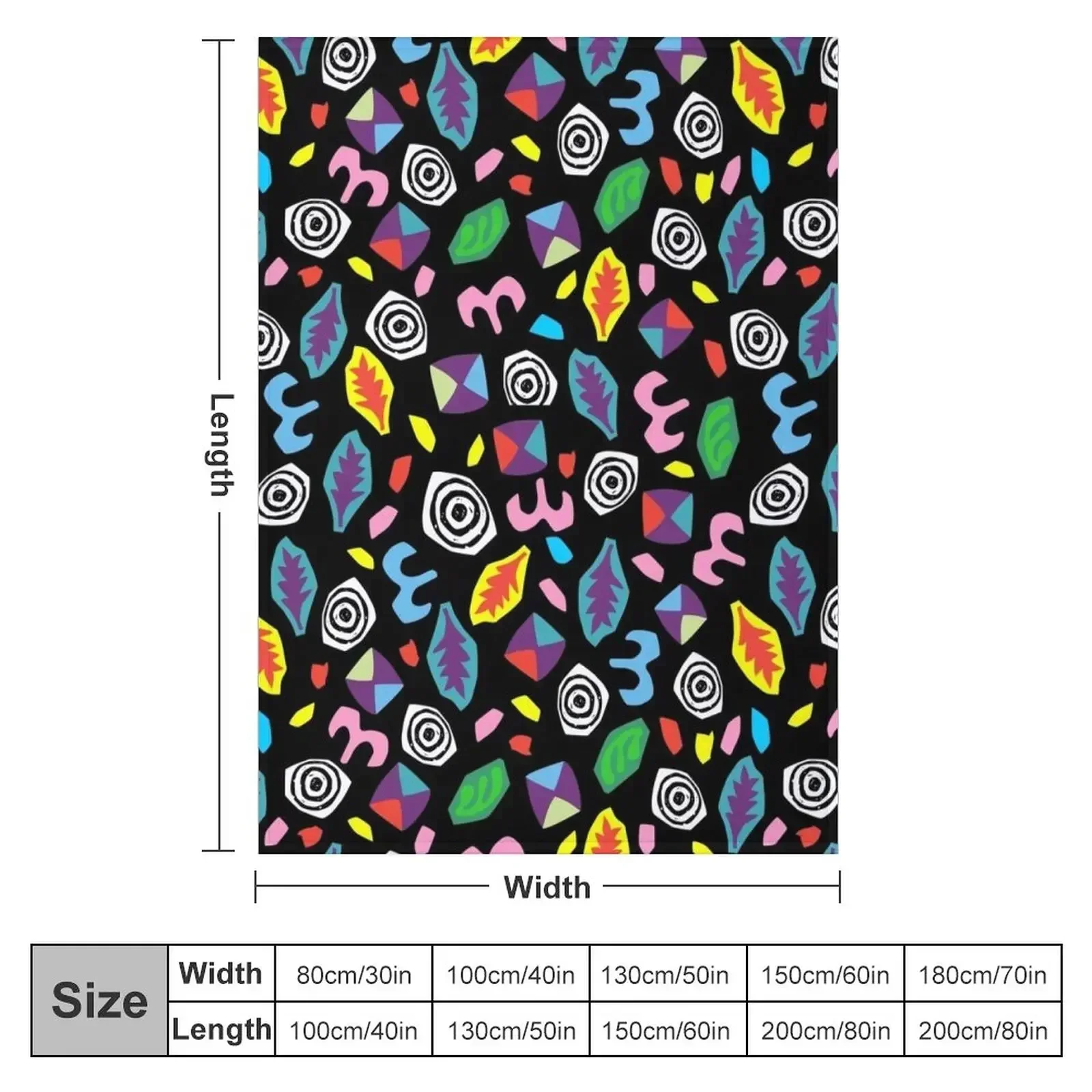 80s Romper (larger print) Throw Blanket Kid'S Cute Plaid Plush Nap warm for winter Fashion Sofas Blankets