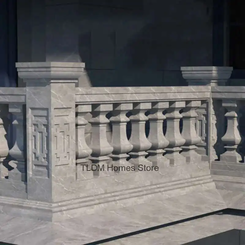 European Roman Column Railing Mold Villa Home Balcony Guardrail Mold Cast-in-place Fence Cement Column Model Garden Buildings