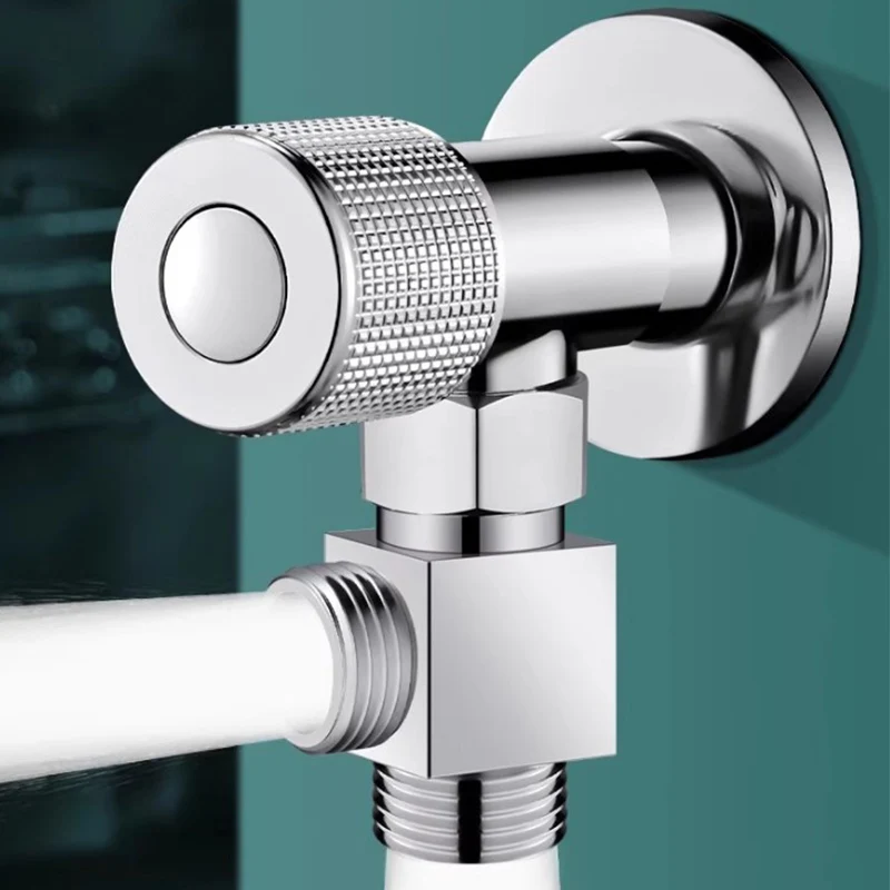 Faucet Water Diverter One-to-two Adapter Kitchen Dishwasher Water Inlet Three-way Water Diverter Valve One-in-two-out Angle Valv