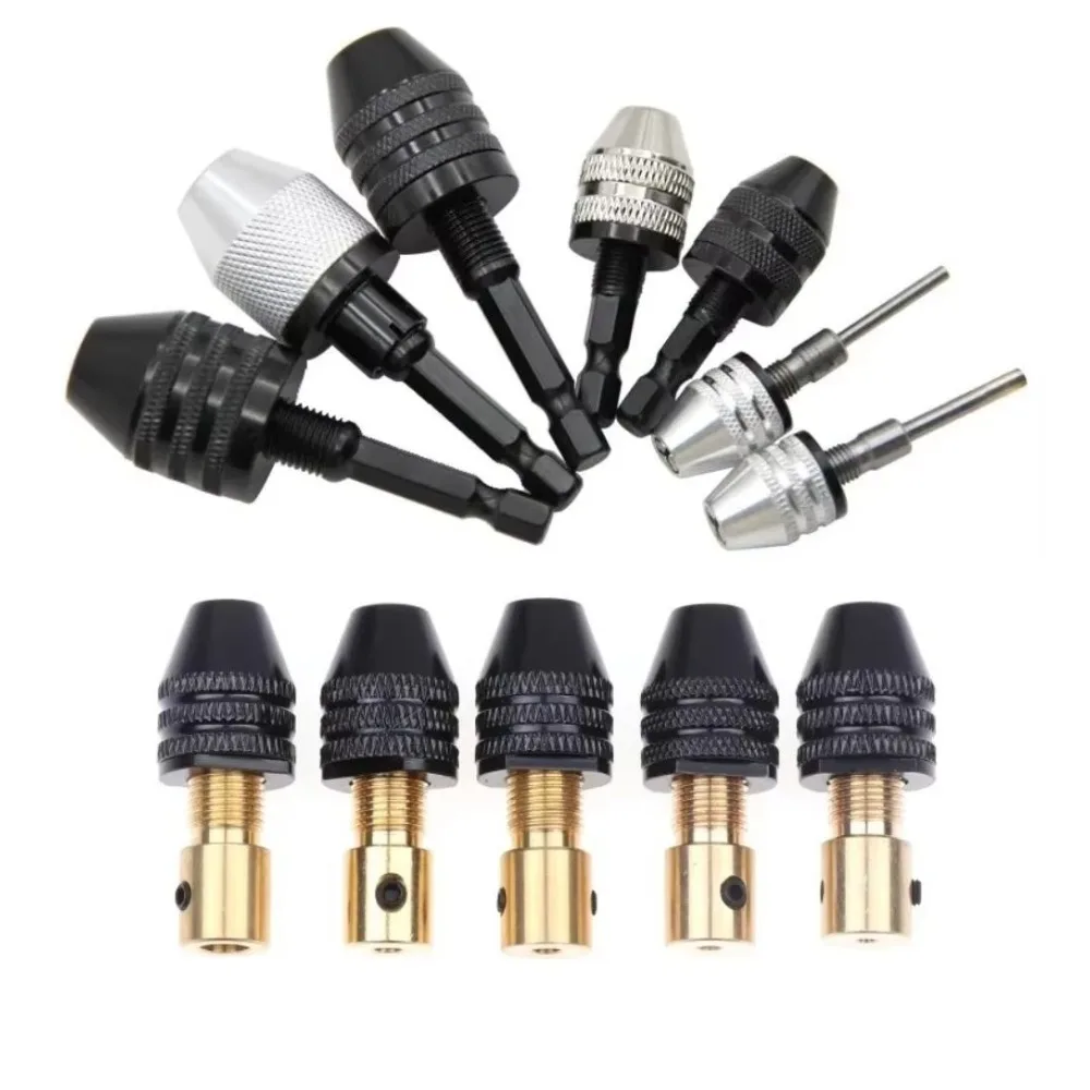 Universal Mini Chuck Drill Bit Collet 2mm-5mm Electronic Tool Set Multifunction Micro Electric Drill Chuck Fixture Clamp