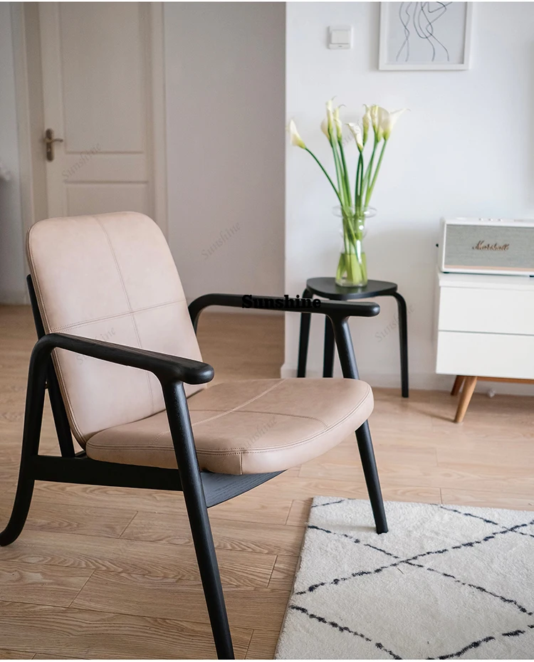 

Nordic living room single sofa chair casual chair simple and modern