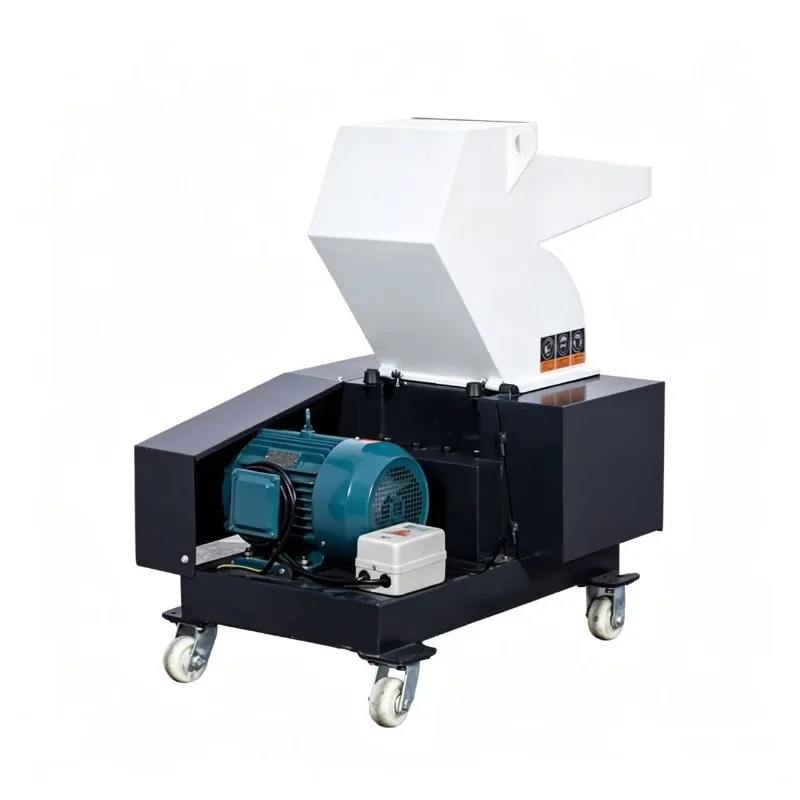 Vertical shaft type strong plastic crusher, nozzle waste PET plastic material recycling machine