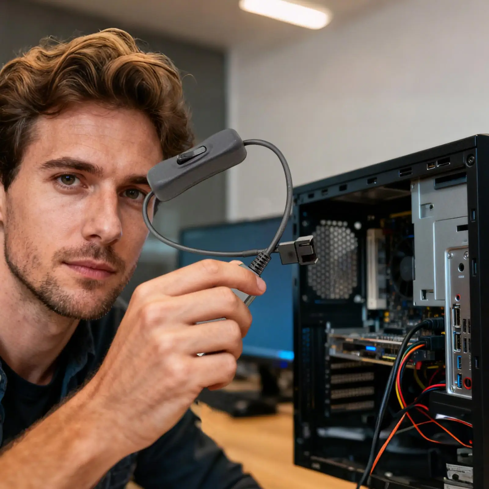 محول مروحة حافظة 3-Pin/4-Pin USB PWM محول حافظة مروحة خطوة المتابعة محول للكمبيوتر الشخصي نظام تبريد سطح المكتب صيانة السيارات #3