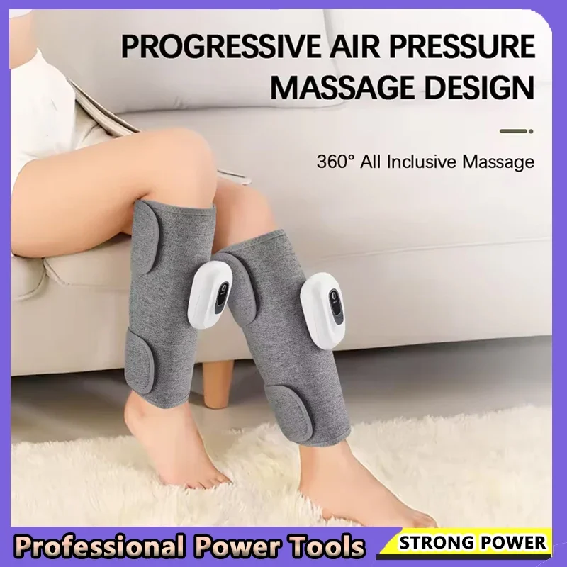 

Eletric Calf Massager 360° Air Pressure 3 Gear Heated Kneading Calf Massage Machine Relieve Leg Muscle Promote Blood Circulation