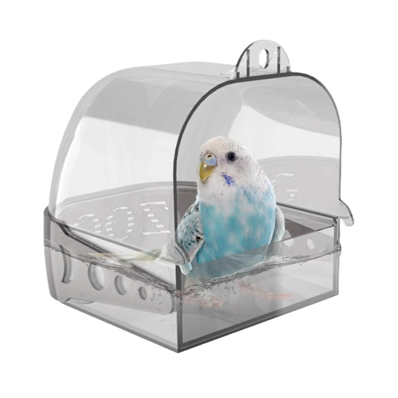 インコ用バスタブ-ポータブル-大容量-取り外し可能-吊り下げ可能-オカメインコ用バスタブ-コニュア用浴槽-オカメインコ-コニュア-オウム-家庭用-室内用