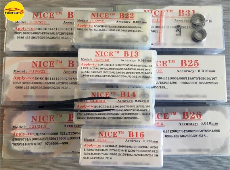 Common Rail Injector Adjusting Washers Shims Gasket Repair Kits B11 B12 B13 B14 B16 B22 B25 B26 B27 B31
