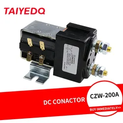 DC Contactor CZW200A Power Relay 12V 24V 36V 48V 60V 72V 120V for Car Electric Forklift Trucks Ships Battery