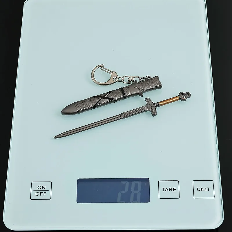 12cm Conan exila la espada de Atlantis cuerpo a cuerpo arma modelo de aleación decoración de escritorio adornos colección artesanías regalos juguetes niños