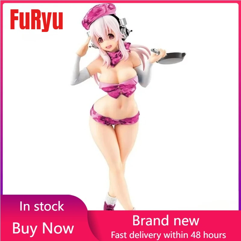 

FuRyu Original: Super Sonico MILITARY GIRLS 18 см ПВХ Фигурка Аниме Фигурка Модель Игрушки Фигурка Коллекция Кукла Подарок