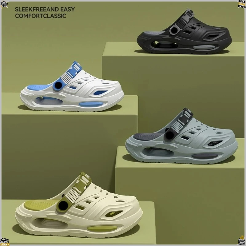 Men  EVA Clogs Surgery Room Slippers Summer Non Slip Breathable Anti-Odor Outdoor Drainage Hole Sandals Medical Grade Footwear