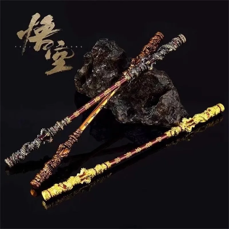 

1/6 Soldier Accessories Mythical Black Sun Wukong Ruyi Golden Hoop Rod Metal Ornament Fit 12'' Action Figure Model Toy In Stock