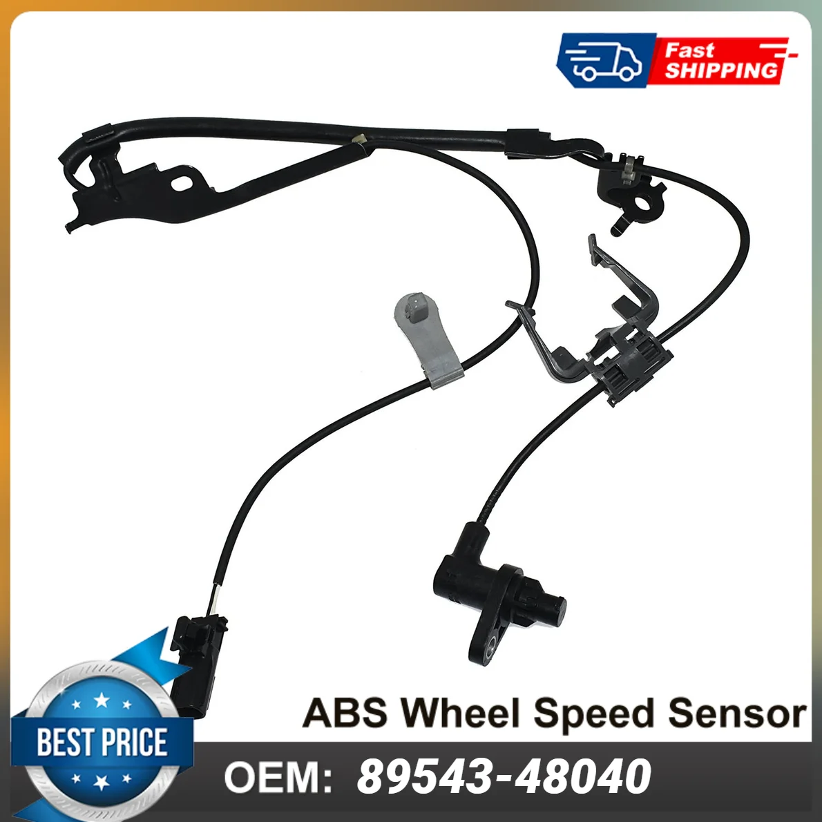 1PCS 89543-48040 8954348040 Front Left ABS Wheel Speed Sensor for Toyota Highlander 2008-2013