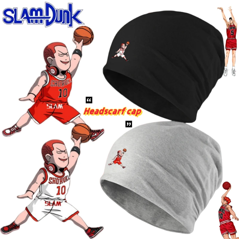 Novo slam dunk sakuragi hanamichi rukawa kaede personalidade criativa lenço chapéu outono e inverno moda quente cabeça envoltório chapéu