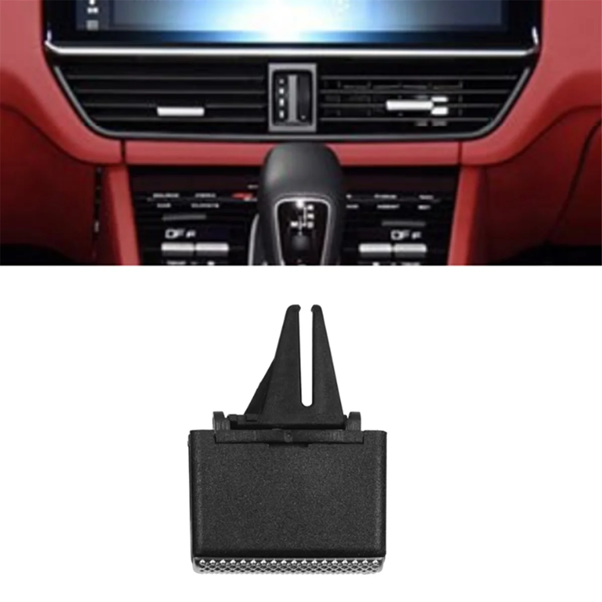 Car Front Middle Air Conditioning Vent Paddle Adjustment Paddle for Porsche Cayenne 2018-2020 Outlet Clip Tab Repair